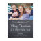 Chalkboard Look Christmas Photo Card Postcard