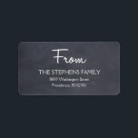 Chalkboard Look Holiday Address Labels<br><div class="desc">Add a finishing touch to your holiday mails with our chic and modern holiday address labels. Matching holiday party invitations,  holiday gift labels,  and more are available at berryberrysweet.com</div>