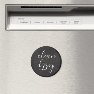 Chalkboard Look Modern Script Dishwasher Magnet