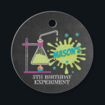 Chalkboard Mad Science Party Birthday Favour Tags<br><div class="desc">Chalkboard Mad Science Party Birthday - Grab your lab coat and get ready for explosive fun! A crazy science party to celebrate your little curious one's special day. These creative favour tags are ideal for both girls and boys. No need for tests or experiments, this mad science party will be...</div>