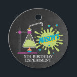 Chalkboard Mad Science Party Birthday Favour Tags<br><div class="desc">Chalkboard Mad Science Party Birthday - Grab your lab coat and get ready for explosive fun! A crazy science party to celebrate your little curious one's special day. These creative favour tags are ideal for both girls and boys. No need for tests or experiments, this mad science party will be...</div>