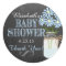 Chalkboard Mason Jar Blue Boy Baby Shower