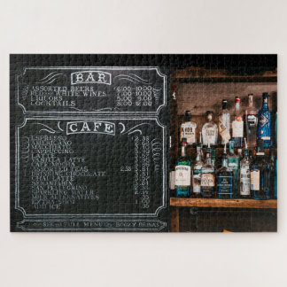 Chalkboard Menu Puzzle