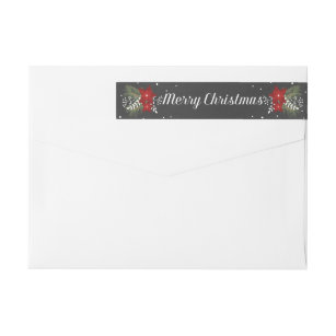 christmas address label