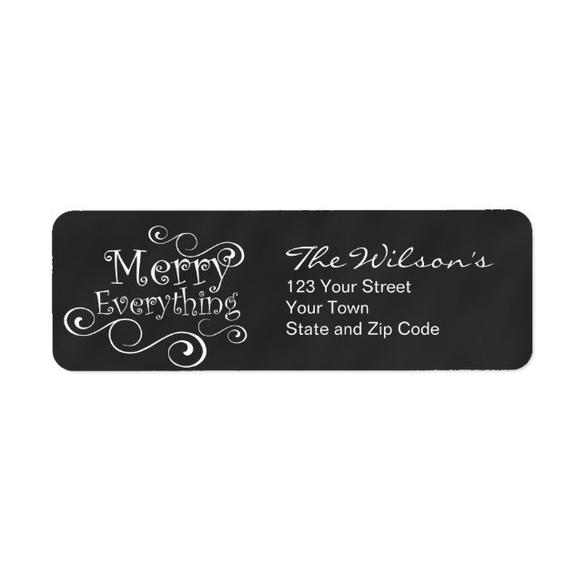 Chalkboard Merry Everything (Front)