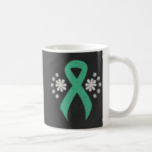 Chalkboard Mint Awareness Green Ribbon Coffee Mug