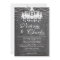 Chalkboard Modern Vintage Typography Chandelier