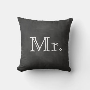 Chalkboard Mr. Pillow
