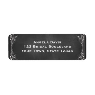 Chalkboard, Ornate White Frame