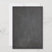 Chalkboard Photo Booth Party Invitations (Back)
