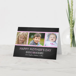 Chalkboard Photo Happy Mother's Day Card
