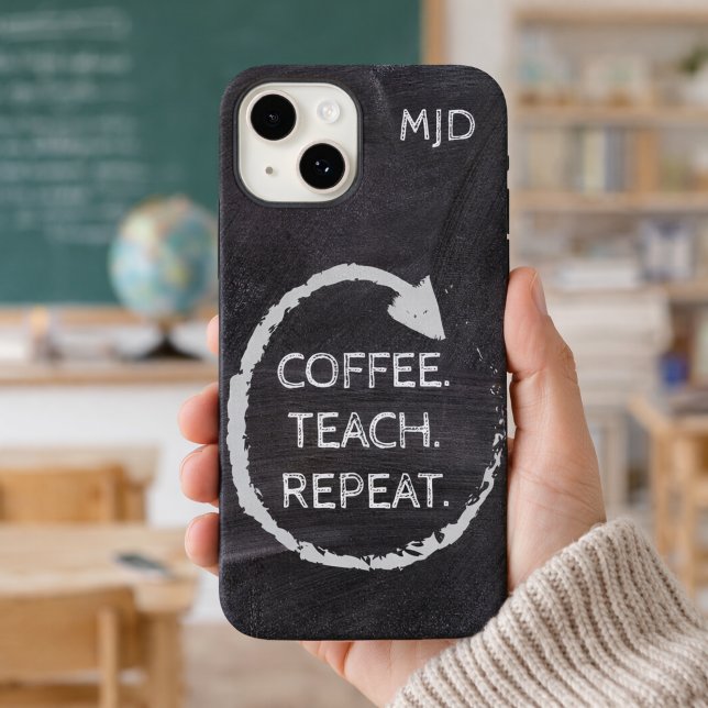 Chalkboard Phrase Monogram  Case-Mate iPhone Case (Creator Uploaded)