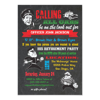 Police Retirement Invitations 7