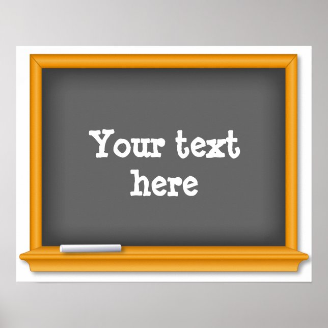 Chalkboard Poster (Front)
