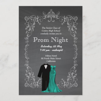 Chalkboard Prom Invitation