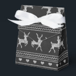 Chalkboard Reindeer Christmas Favour Box<br><div class="desc">Chalkboard Reindeer Christmas Favour Box</div>