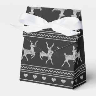 Chalkboard Reindeer Christmas Favour Box