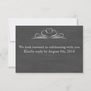 Chalkboard RSVP Card