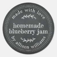 Chalkboard Rustic Homemade Jam