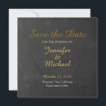 Chalkboard Save the Date Wedding Handwriting<br><div class="desc">Looking for a beautiful calligraphy with an aesthetic handwriting? This simple,  eye-catching design is for you. This product immediately impresses those who see it. The fine and tasteful design will immediately reflect the quality of your relationship and family.</div>