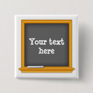 Chalkboard School Spirit Badge