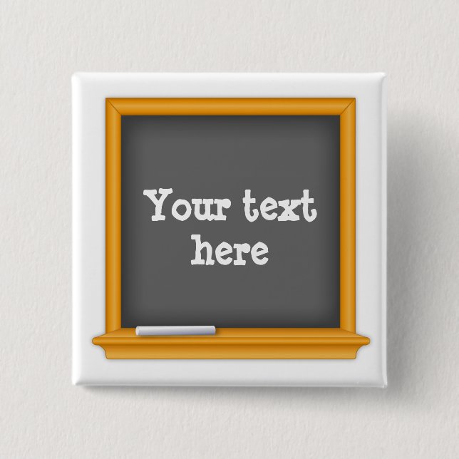 Chalkboard School Spirit Badge (Front)