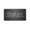 Chalkboard Script Wedding Thank You