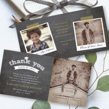 Chalkboard Sketch Typography Graduation Cap Photo