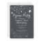 Chalkboard Slumber Party Birthday Party Invitation