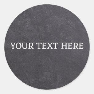 Chalkboard Spice Jar Classic Round Circle Classic Round Sticker
