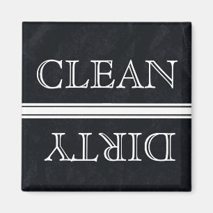 Chalkboard Style Dishwasher Magnet Clean & Dirty
