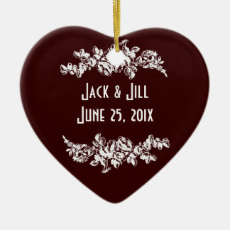 Chalkboard Style WEDDING Gift Ceramic Tree Decoration