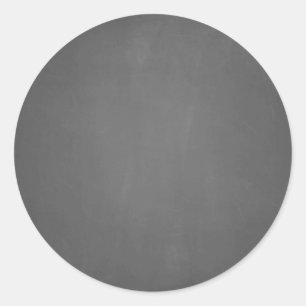 Chalkboard Template Blank Classic Round Sticker