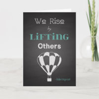 Chalkboard Thank You Card for a Leader or Boss