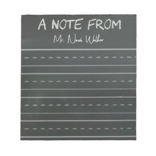 Chalkboard Themed Notes