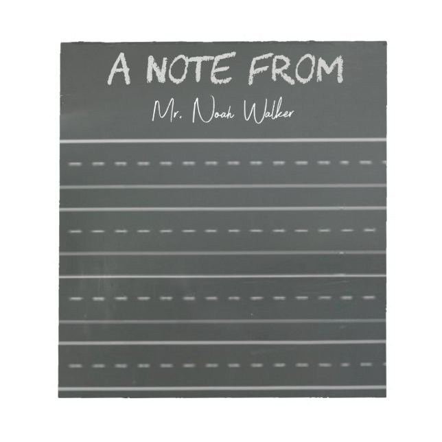  Chalkboard Themed Notes (Front)