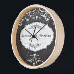 Chalkboard Typography Weddings Clock<br><div class="desc">Chalkboard Vintage Modern Mr. and Mrs.  Chalkboard Wedding Invitations  Sweet and sassy chalkboard weddings. wedding anniversary clock,  newlyweds,  1st christmas,  first christmas, , wedding anniversary gifts,  family established, 

 

 

 

 

  Chalkboard Modern Vintage Typography Invitations  


 


 


   




   


  


  


   


     


    


   Sweet and sassy chalkboard weddings Wedding Party T-shirts</div>