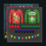 Chalkboard Ugly Sweater Christmas Party Invitation<br><div class="desc">Fun ugly sweater contest Christmas party template suitable for family and corporate events. All text, font, and text colour is fully customisable to meet your requirements, if you would like help to customise or would like matching products please contact me through my store and i will be very happy to...</div>