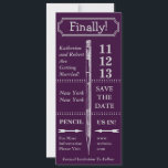 Chalkboard Vintage Wedding Save The Date<br><div class="desc">Here is a creative chalkboard vintage style that will welcome your family and friends to your special occasion. Featured on top of this design is banner with the words "Family and Friends", a vintage pencil, arrows and horizontal border lines. You can change the text style, colour and size to fit...</div>