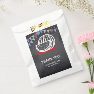 Chalkboard Watermelon Drawing Baby Shower Favour Bags