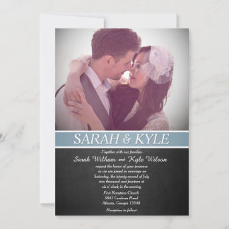 Chalkboard Wedding Invitation