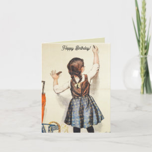 CHALKBOARD WISHES HAPPY BIRTHDAY CARD