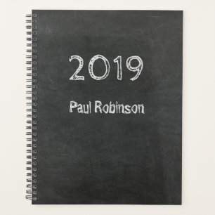 Chalkboard with Date and First Last Name Planner