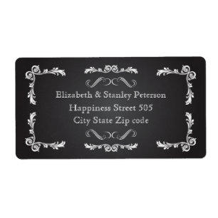 Chalkboard with vintage frame wedding