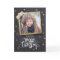 Chalkbord Gold Holiday Photo Christmas Card