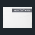 Chalked Frame Save The Date Wraparound Label<br><div class="desc">Design © Berry Berry Sweet { www.berryberrysweet.com }. Matching cards available.</div>