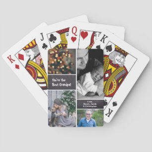 Chalked, Photo Collage Collage, vertical Playing Cards