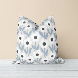 Chalkflower Garden Blue Winter Vibe Cushion