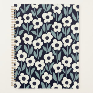 Chalkflower Garden Moody Midnight Planner