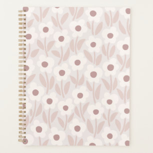 Chalkflower Garden Soft Romantic Pink Planner
